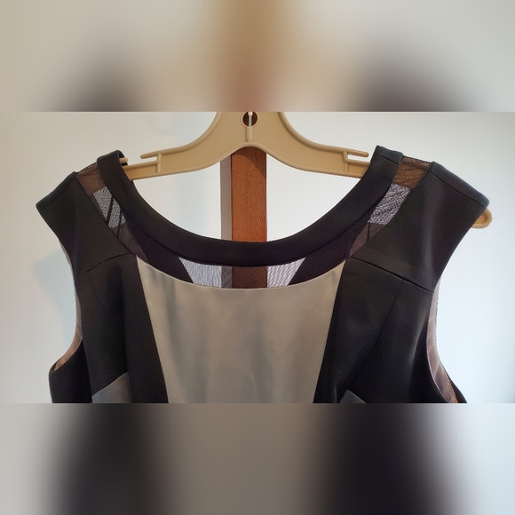 JAX formal dress black grey silver size 10 NWT - Picture 2 of 6